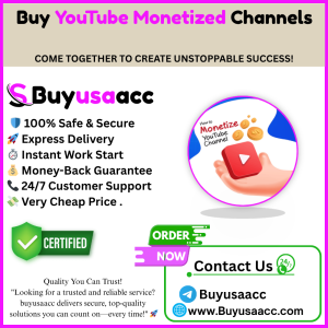 Buy YouTube Monetized Channels